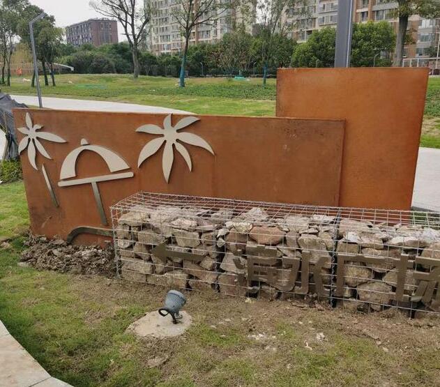 兰州锈钢板挡土墙